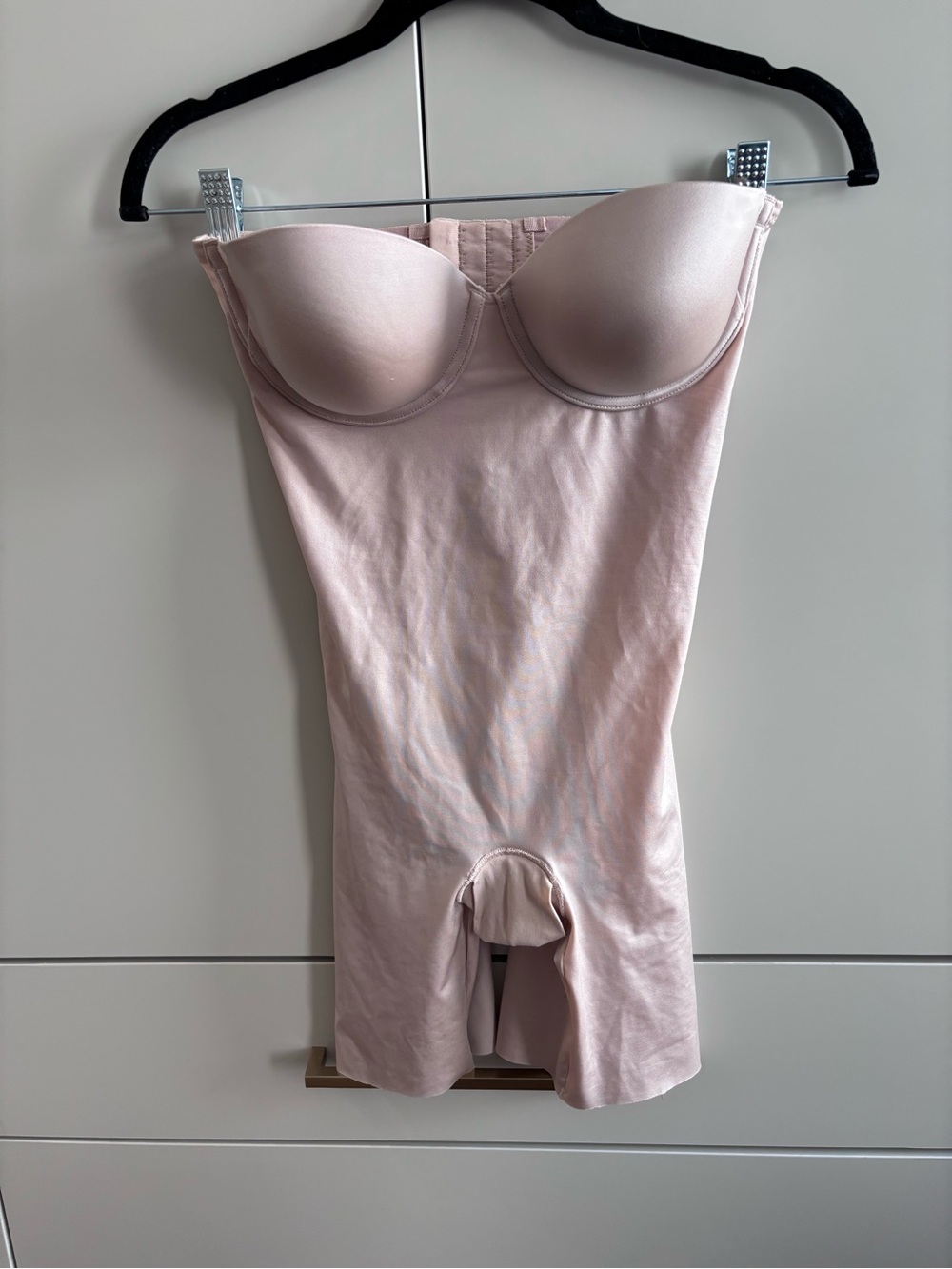SPANX Light Pink Strapless Bodysuit Shapewear